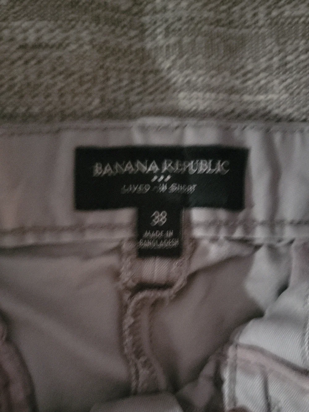 Banana Republic Men’s Light Gray Chino Shorts